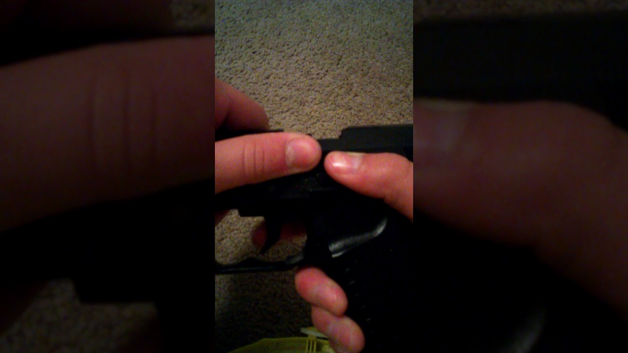 How to disassemble/assemble a walther p99 spring loaded airsoft pistol YouTube