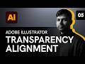 Adobe Illustrator Training - Class 5 - Transparency, Alignment Hindi
