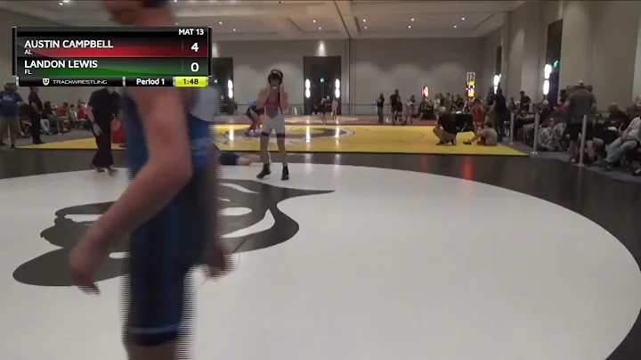 130 Lbs Round 3 - Austin Campbell, AL Vs Landon Le...