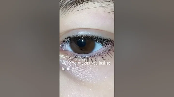 I do cry a lot but I don’t have long lashes 🙃 #lashes #shorts #crying #fyp #viralvideo #brown