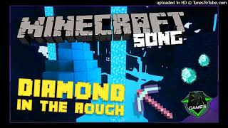 Video thumbnail of "MINECRAFT SONG (Diamond In The Rough) LYRIC VIDEO - DAGames  (Vocals)"