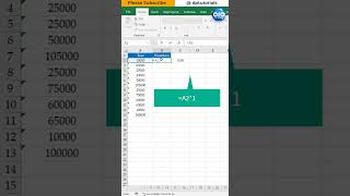 #ExcelShort23 - Excel Trick To Convert Text To Numbers screenshot 5