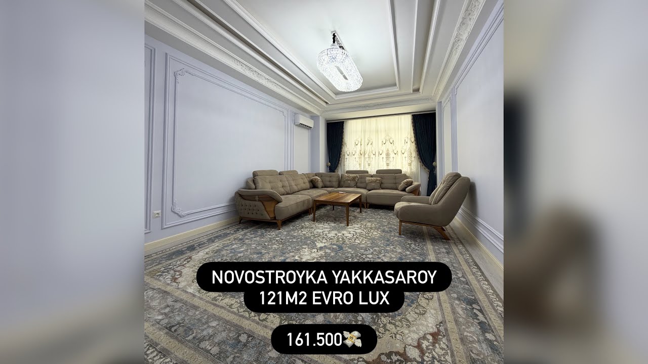 Qushbegi Sohil Boyi 121m2 Remont / Mebel Texnikasi✔️