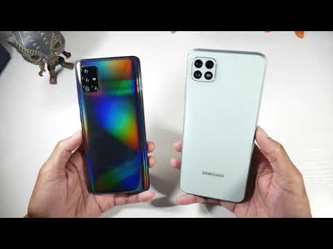 Samsung Galaxy A51 VS Samsung Galaxy A22 5G In 2021! Comparison Speed Test, Speakers & PUBG Graphics