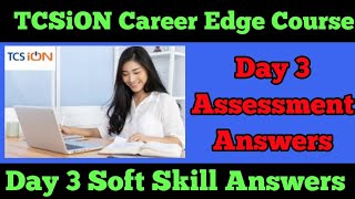 TCSiON Career Edge Knock Down The Lockdown Day 3 Assessment Answers on Soft Skill by Lets share screenshot 4