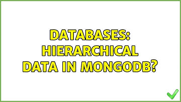Databases: Hierarchical data in MongoDB?