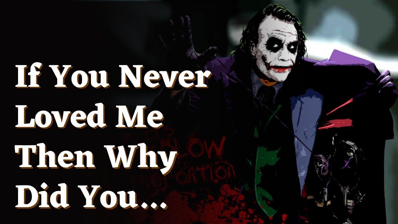 Joker Quotes On Fake Love || Fake Lover Quotes - YouTube