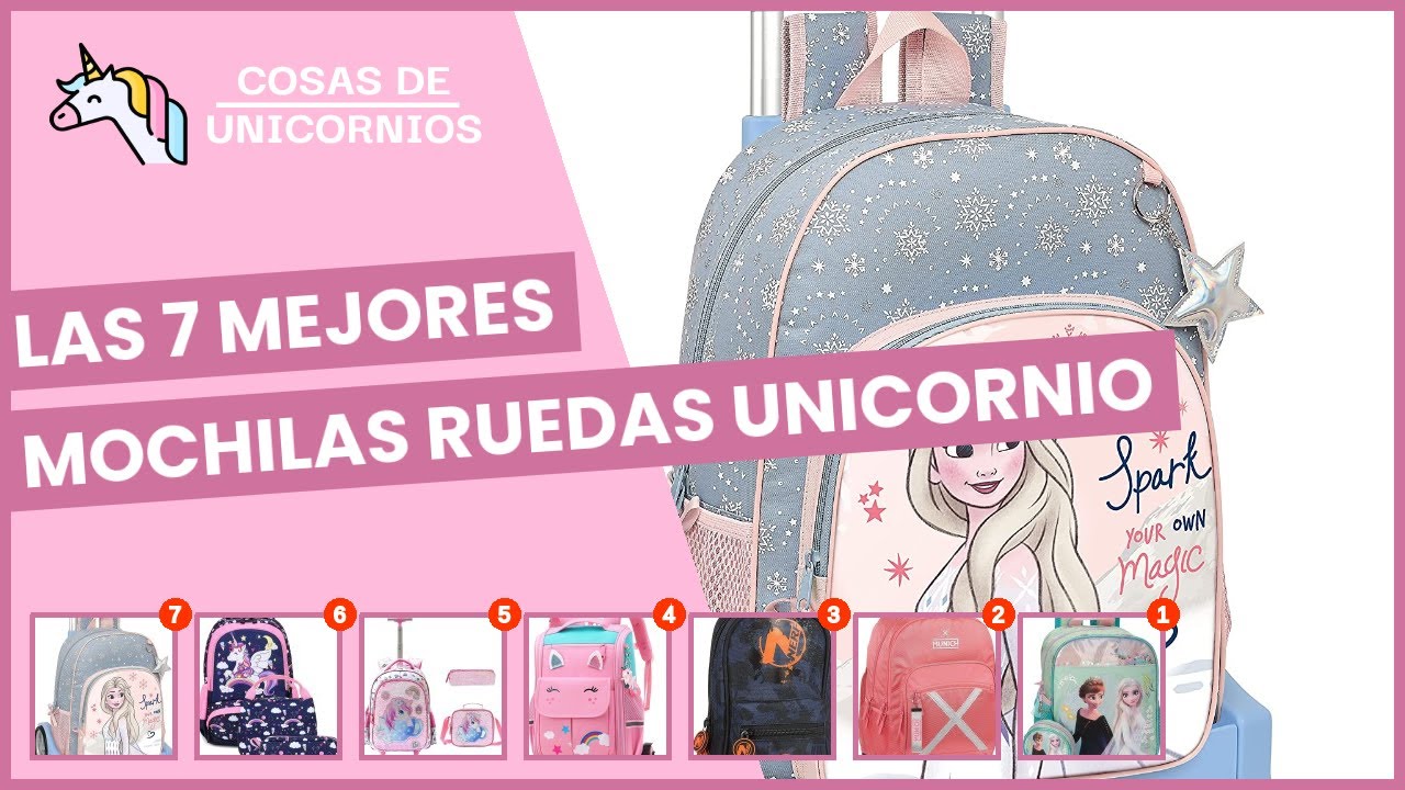 Las mejores mochilas ruedas unicornio YouTube