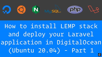 HOW TO INSTALL LEMP STACK AND DEPLOY YOUR LARAVEL APPLICATION IN DIGITALOCEAN (UBUNTU 20.04) Part 1