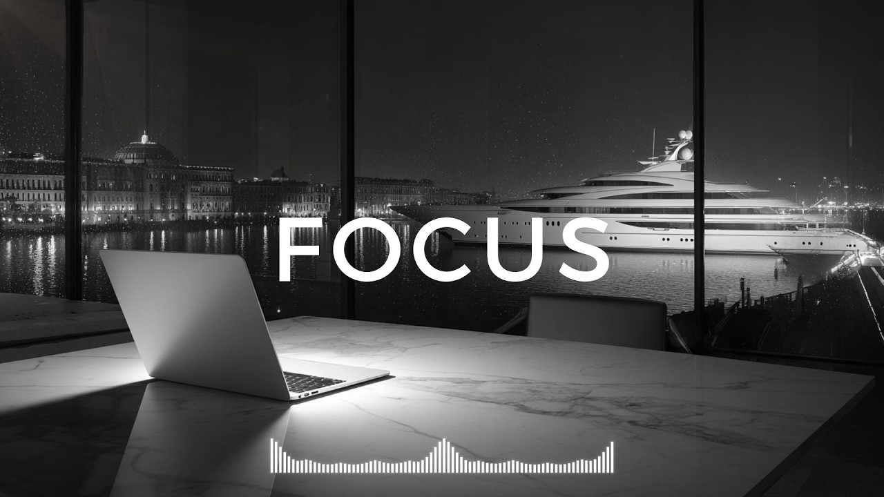 Deep Focus for High Performers 🎧 Luxury Penthouse Ambience | Work, Study, Concentration