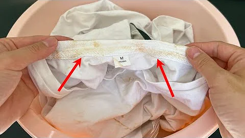 白色衣服發黃怎麼辦？教你一招，只需簡單泡一泡，洗完和新的一樣，太管用了 ，How to Bleach White Clothes - Best Way to Whiten ， life hacks - 天天要聞