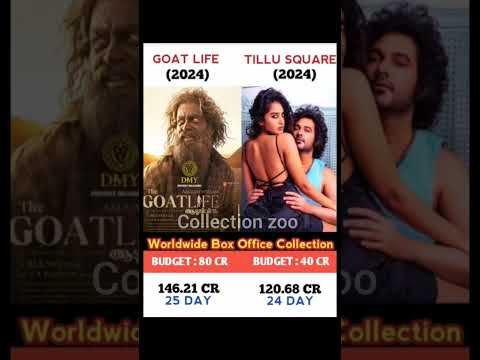 GOAT LINE VS TILLU SQUARE #viral #boxofficecollection #movie #review #shorts