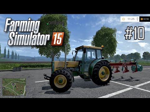 Видео: Farming Simulator 2015 - Плуг і новий культіватор #10