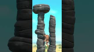 Trapped Trunk! | Jungle Beat: Munki and Trunk | Kids Cartoon 2024 #shorts
