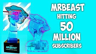 MrBeast Hitting 50 Million Subscribers (SUB COUNT TIMELAPSE)