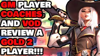 GRAND MASTER DPS GIFTED1K VOD REVIEWS GOLD 2 ASHE PLAYER | OVERWATCH 2