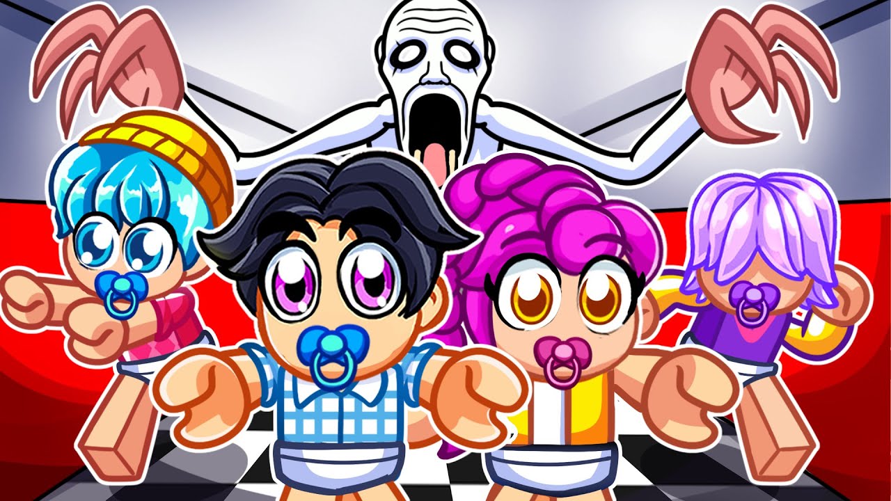 Escape SCP FACILITY in Roblox With MY BABY KPOP FRIENDS...
