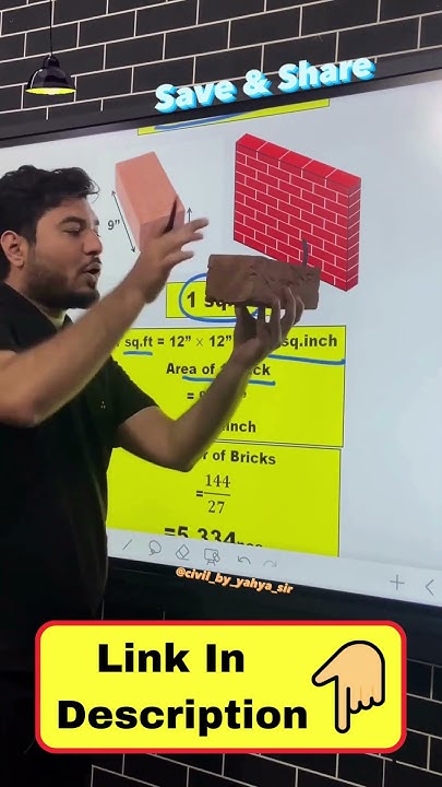 how-many-bricks-required-for-1-sq-ft-yahya-sir-viral-shorts