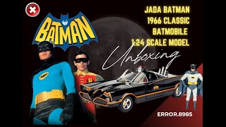 Jada Toys 1966 Classic TV Series Batmobile 1:24 Scale Unboxing España #Batman #Batmovil #JadaToys