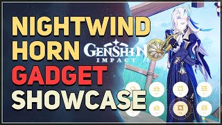 Nightwind Horn Genshin Impact Showcase