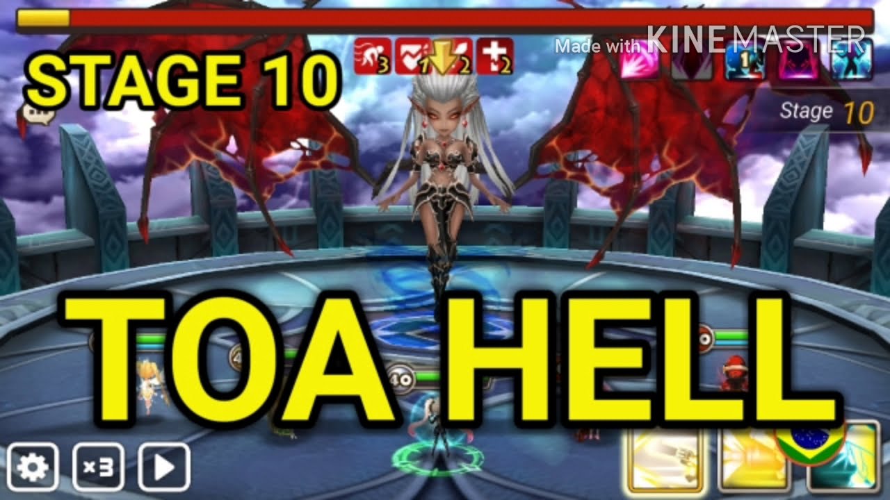 Summoners war TOA HELL stage 10