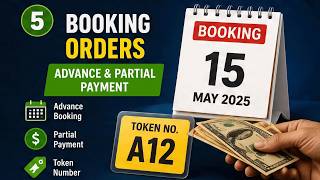 How to Create Booking Orders in SARA POS | Advance & Partial Payment + Token System screenshot 4