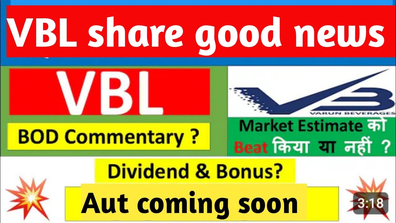 Vbl share latest news today | Varun Beverage share q3 results Date