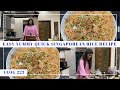 Easiest singaporean rice recipe ever  vlog 223