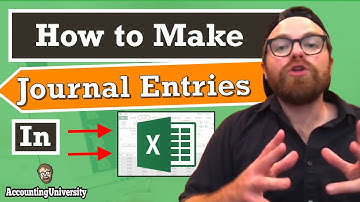 How to Make Journal Entries in Excel [COMPREHENSIVE PROBLEM AND SOLUTION]