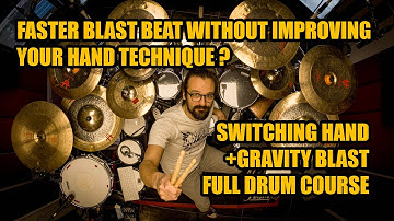 NEW FULL DRUM COURSE - Unlock speed & creativity with Switching Hand & Gravity Blast technique !!!!!