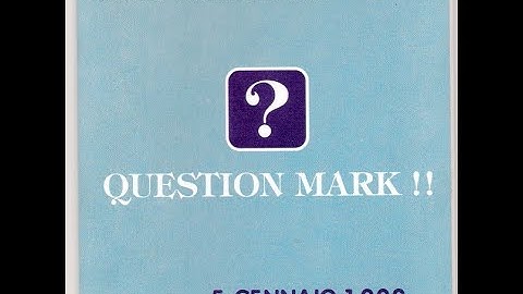 Question Mark!! - 05.01.1999 - Tony Humphries + Michael Watford @ Metropolis