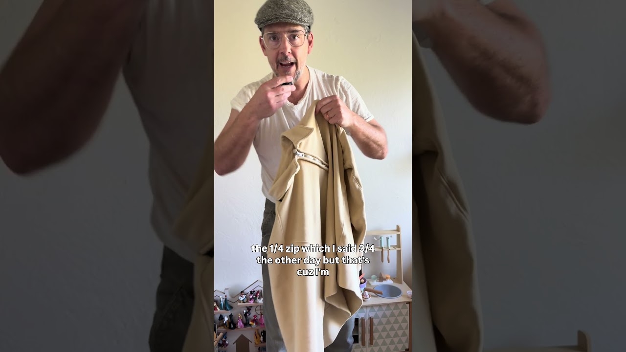 As an over 40 Dad would say it&rsquo;s 3/4 zip season 🤷🏻&zwj;♂️ #dadstyle #dadlife #over40