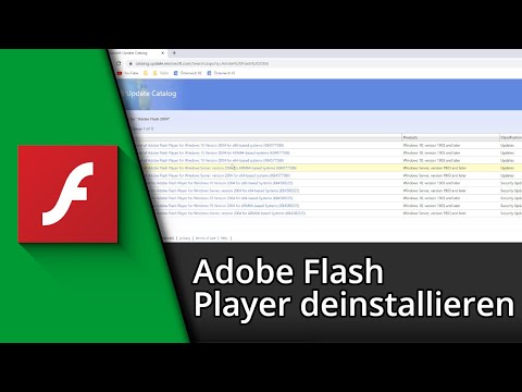 Video: Welchen Adobe Flash Player deinstallieren?