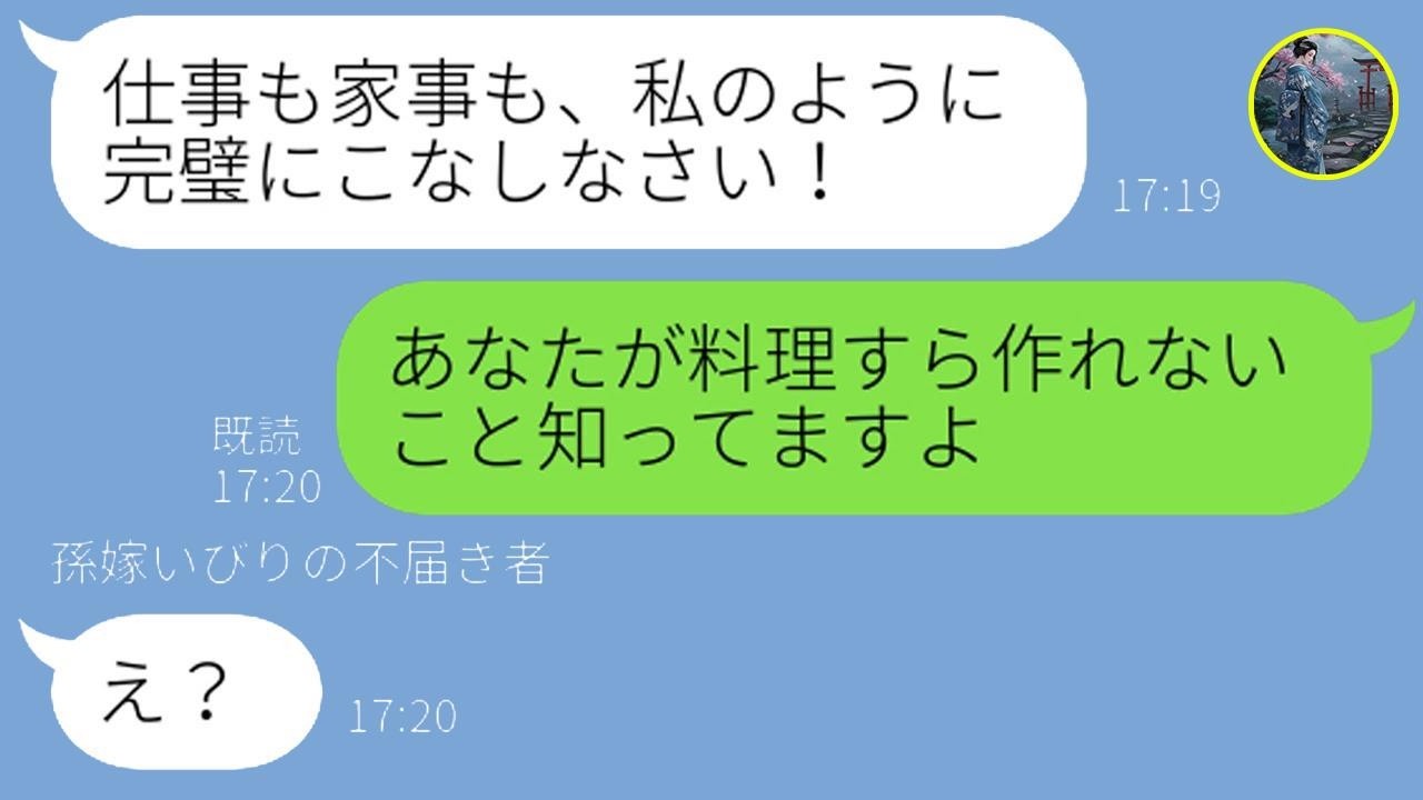 嫁いびり姑に大姑をぶつけたらLINEが大炎上！予想外の結末に爆笑www