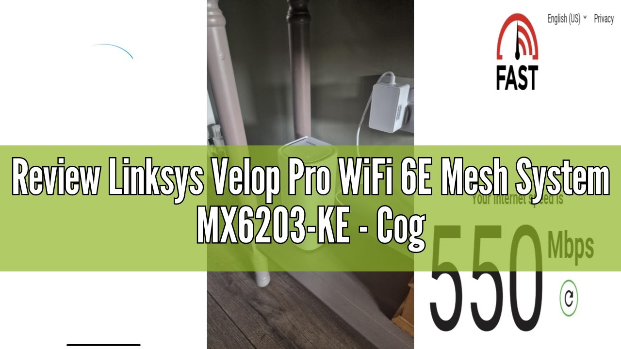 Review Linksys Velop Pro WiFi 6E Mesh System MX6203-KE - Cognitive Mesh Router with 6 Ghz Band Acces
