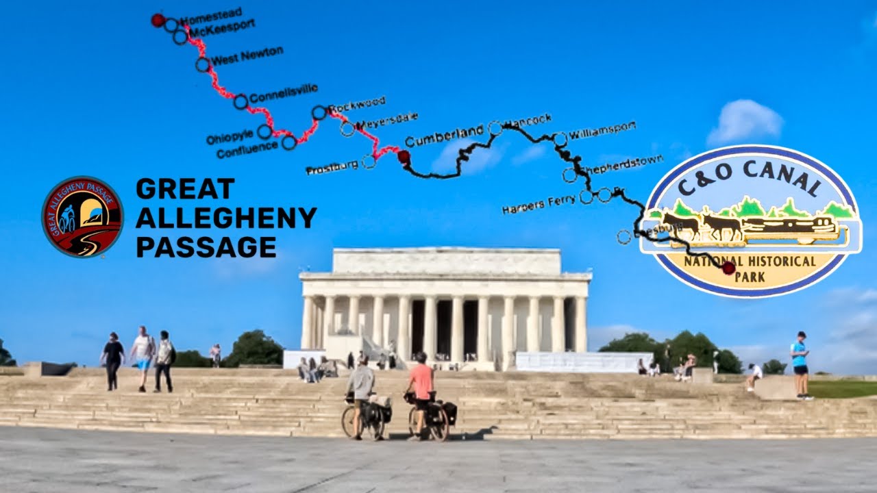 7 дней на велосипеде по 3 штатам | GAP & C&O Trail