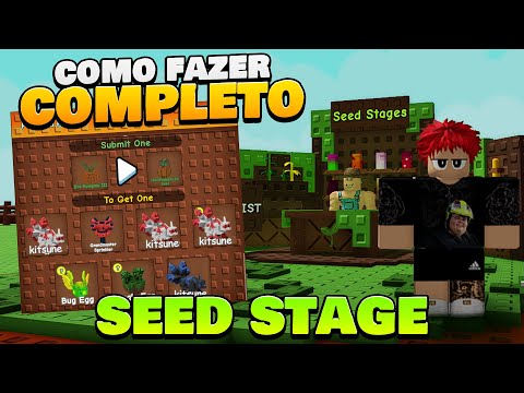 TUTORIAL DE COMO FAZER O NOVO EVENTO SEED STAGES NO GROW A GARDEN!