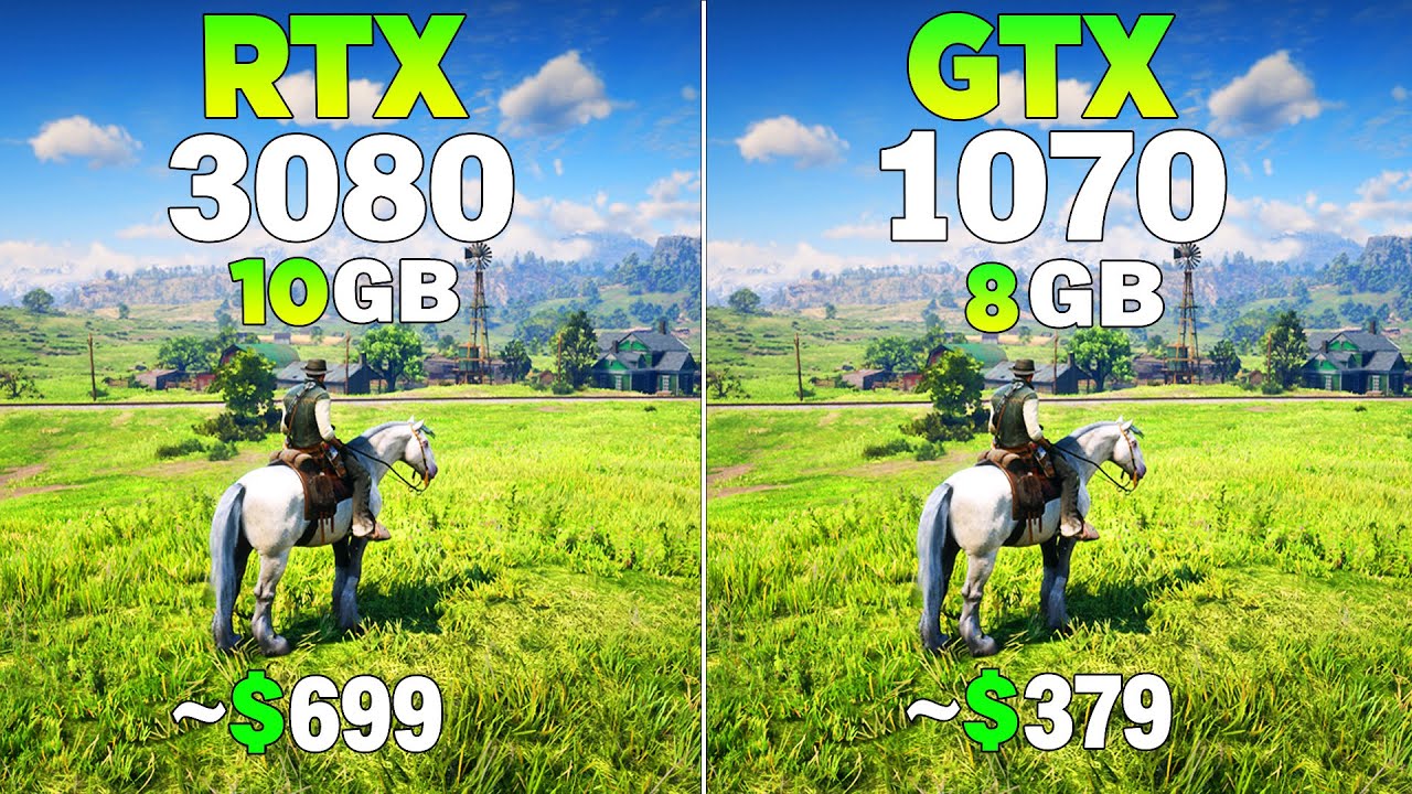RTX 3080 vs GTX 1070 - Test in 8 Games - YouTube