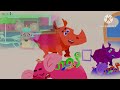 Enjoy watching animals jumping in the house,colorful vedio