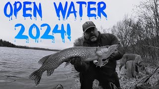 First OPEN WATER Fishing 2024 \\\ Spring Pike Action