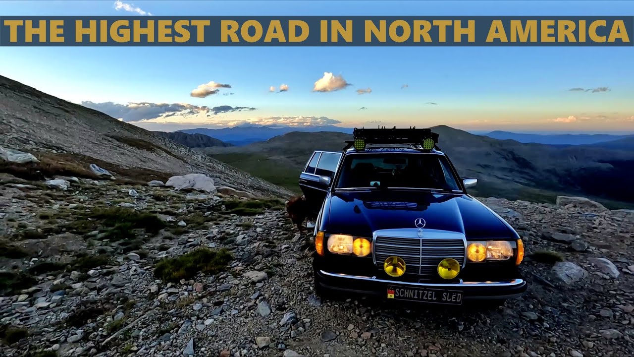 Я поднялся на своем Mercedes 300TD Turbo Diesel 1985 года на вершину горы высотой 14 000 футов!