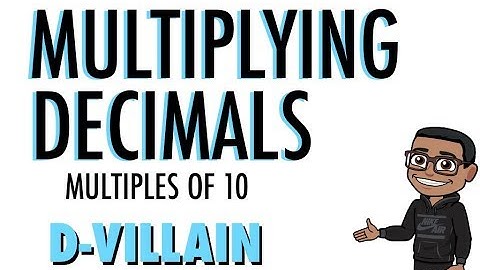 Multiplying Decimals Rap- Powers of 10- Math Rap