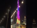 Led Lights Show at Burj khalifa