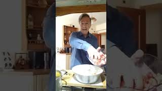 Ciambellone alla frutta con fragole e banana 😋 2° parte Ekkevelodikoaffa'