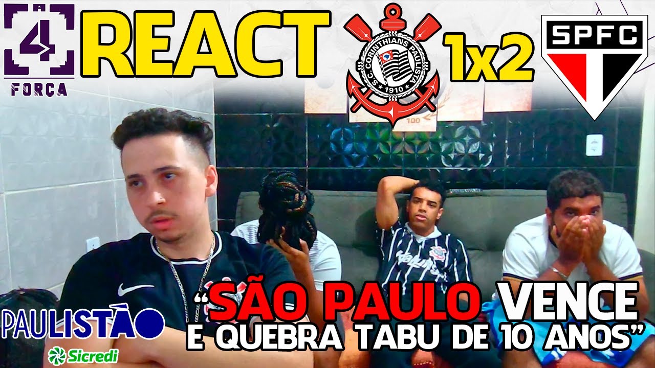 REACT CORINTHIANS 1X2 SÃO PAULO - PAULISTÃO 2024