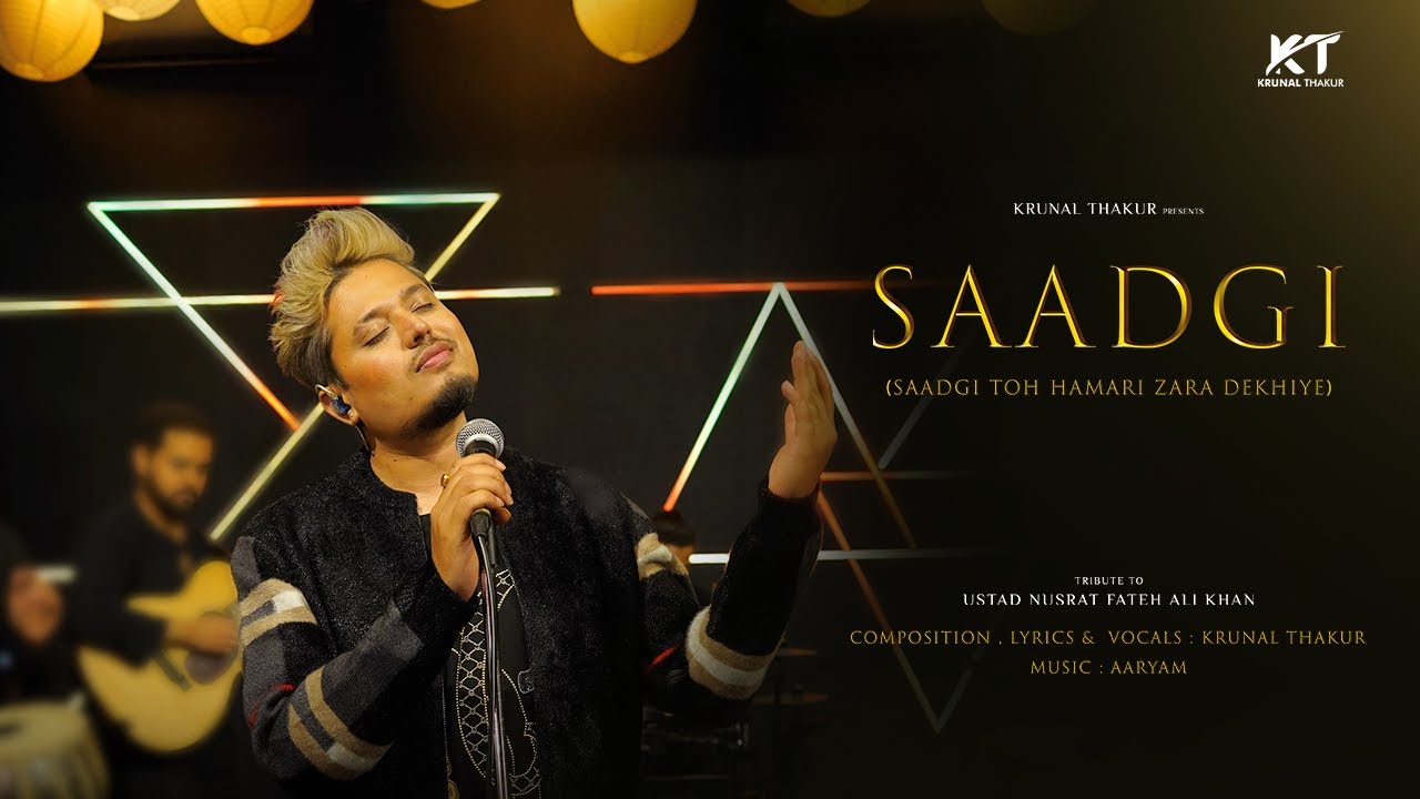 Saadagi Toh Hamari Zara Dekhiye - Official Video | Krunal Thakur | Nusrat Fateh Ali Khan | Qawali