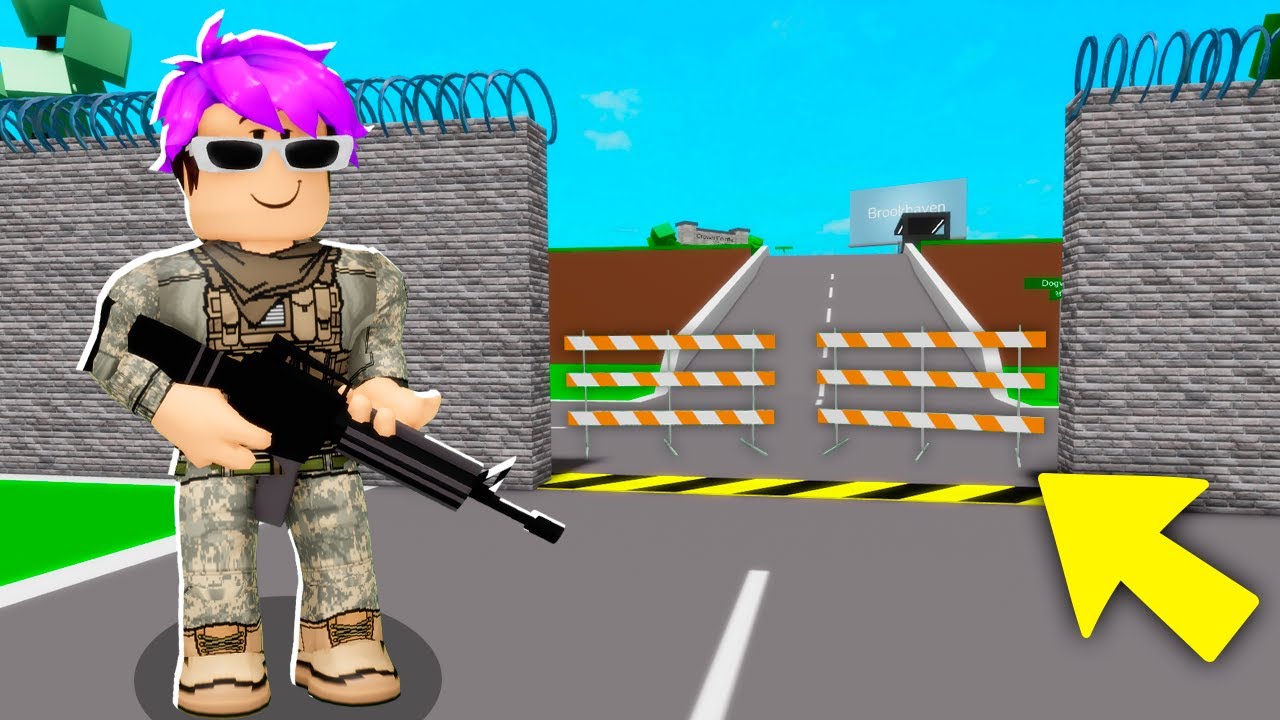 I MADE A FAKE BORDER for MY BROOKHAVEN CITY