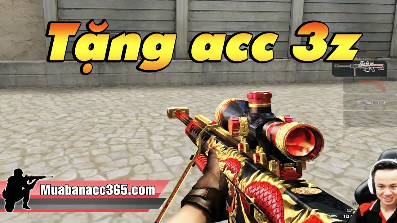 Tặng acc CF miễn phí - Shop mua bán nick Đột Kích ,... - youtube