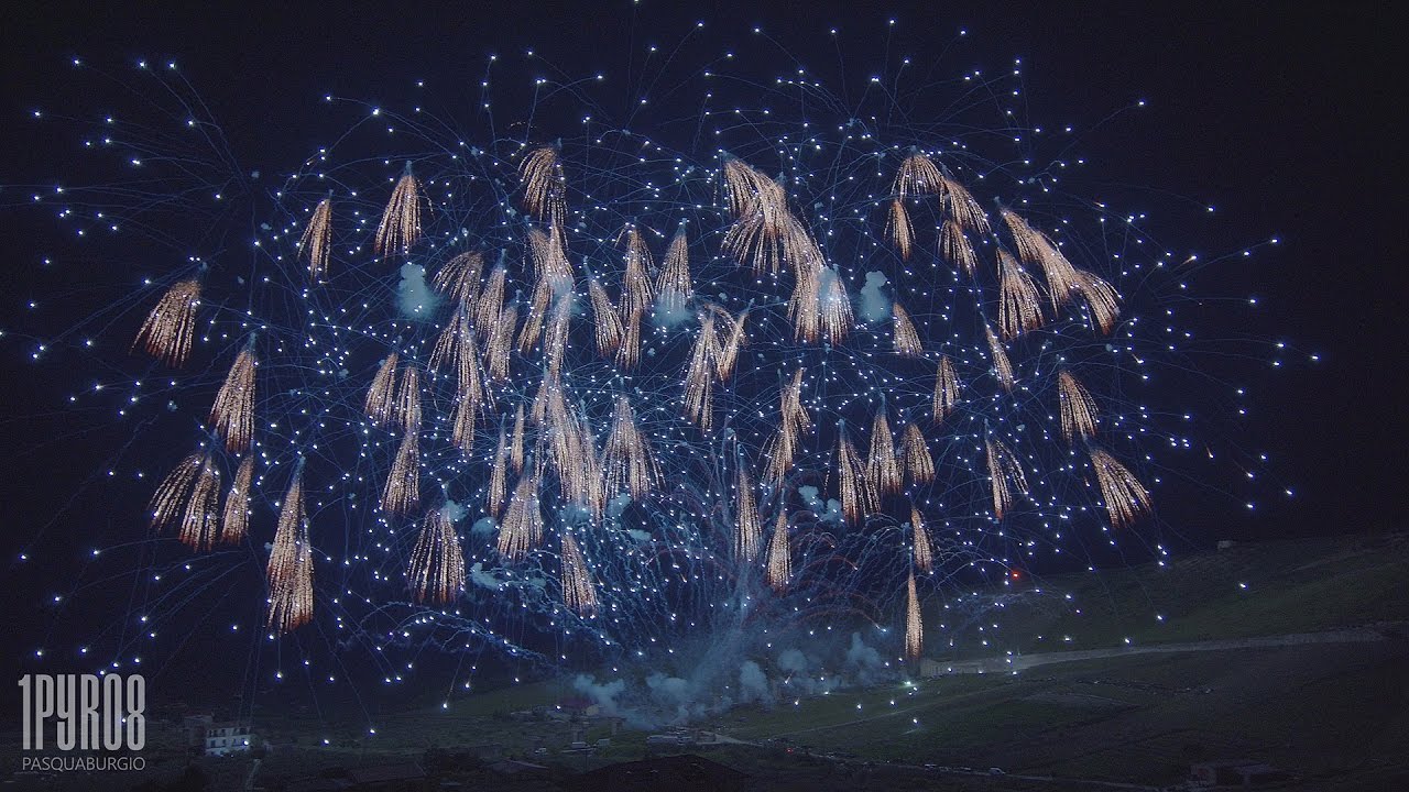 ITALIAN fireworks!! Burgio Pasqua 2017 | La Rosa & Federico Tibaldi | San Luca