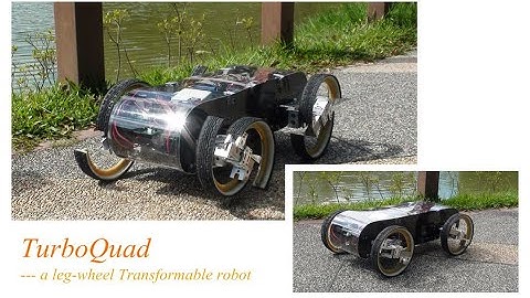 TurboQuad, a leg-wheel transformable robot